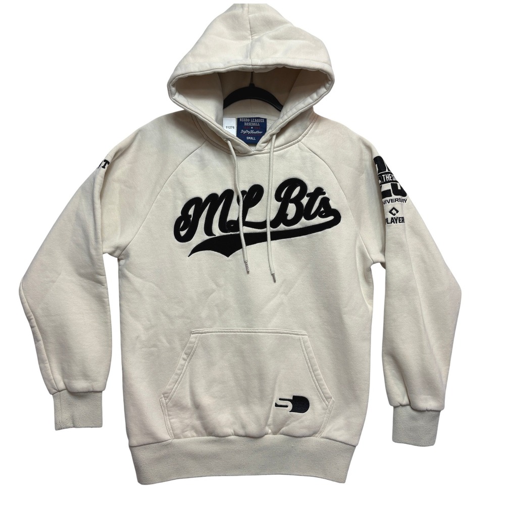 Negro Leagues Hoodie Mens Small Cream Negro Leagues The Show 20th Anniv